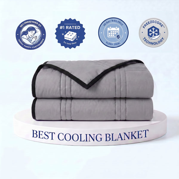 Ice Cooling Blanket - BUY 1 GET 1 FREE & 3 Free Gifts - Silver Grey