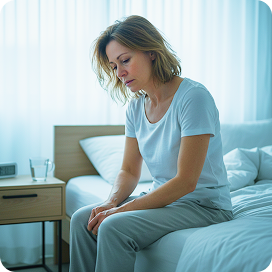 Starting your day  <strong>already exhausted, </strong> knowing another restless night awaits