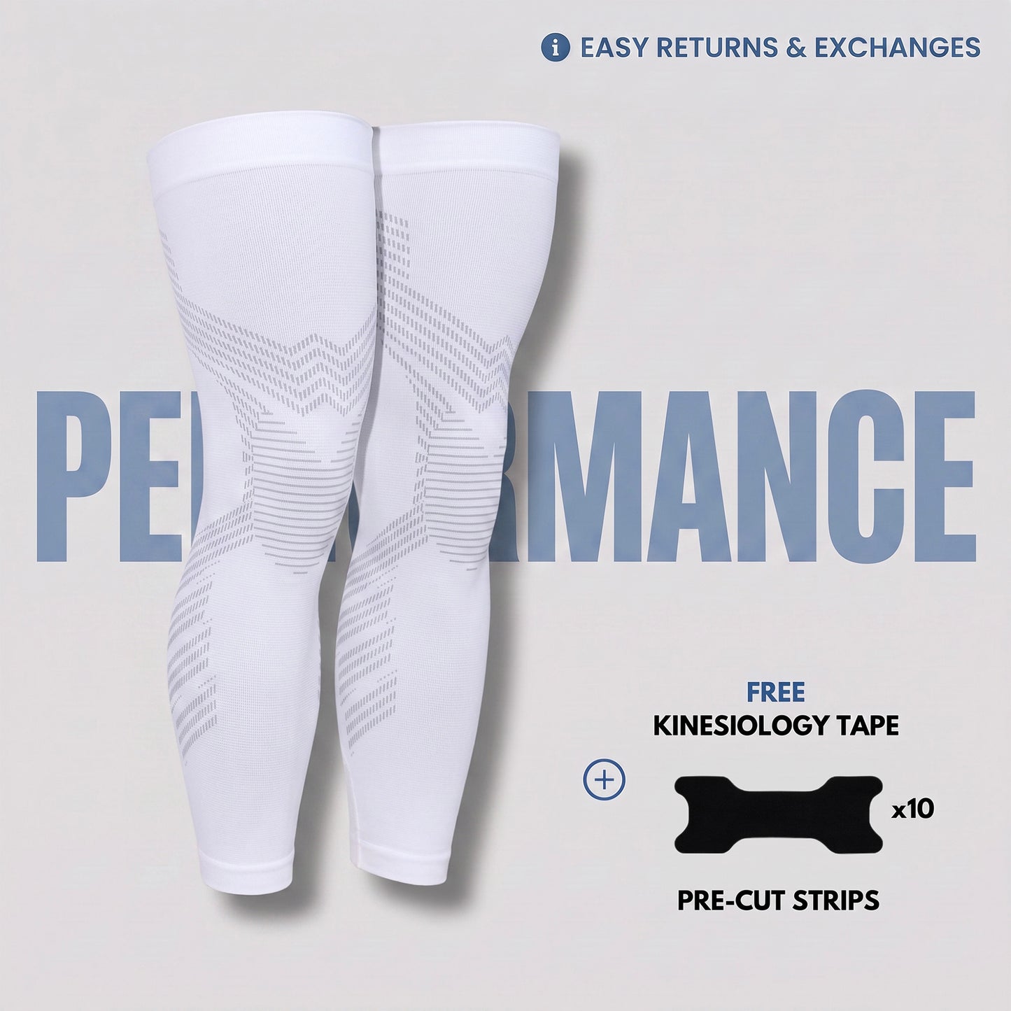 Compression Sleeves For Knees & Legs