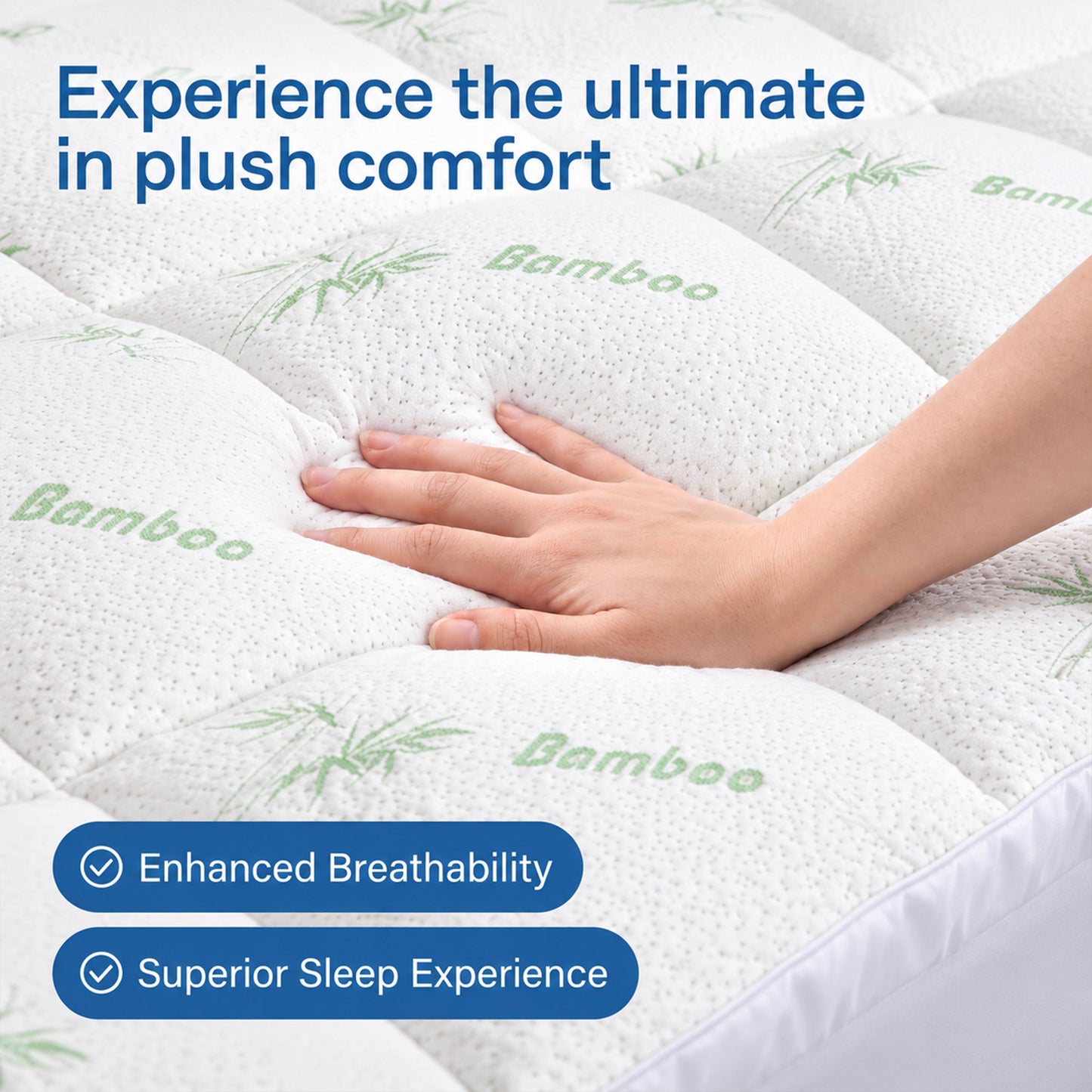 Orthobed Bamboo Mattress Topper