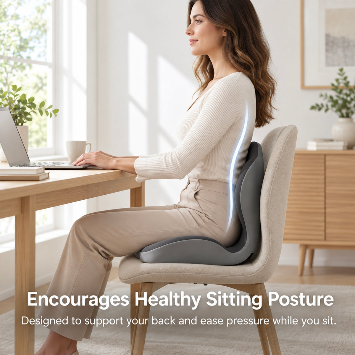 Ergonomic Back Support Seat Cushion